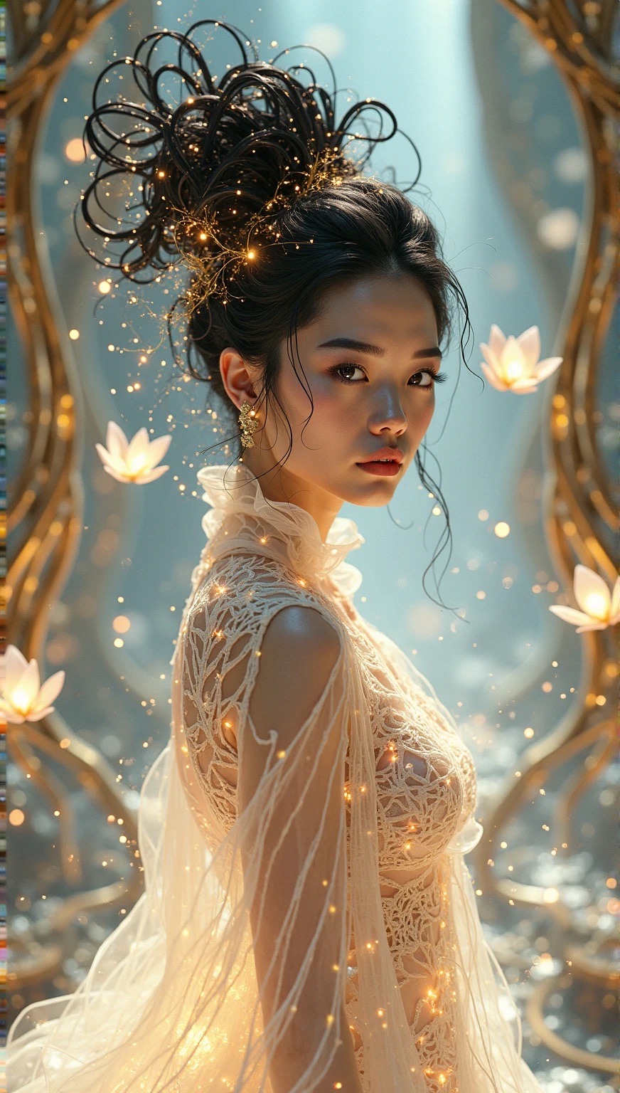 Professional graphic comparing gemstone quality with network standards