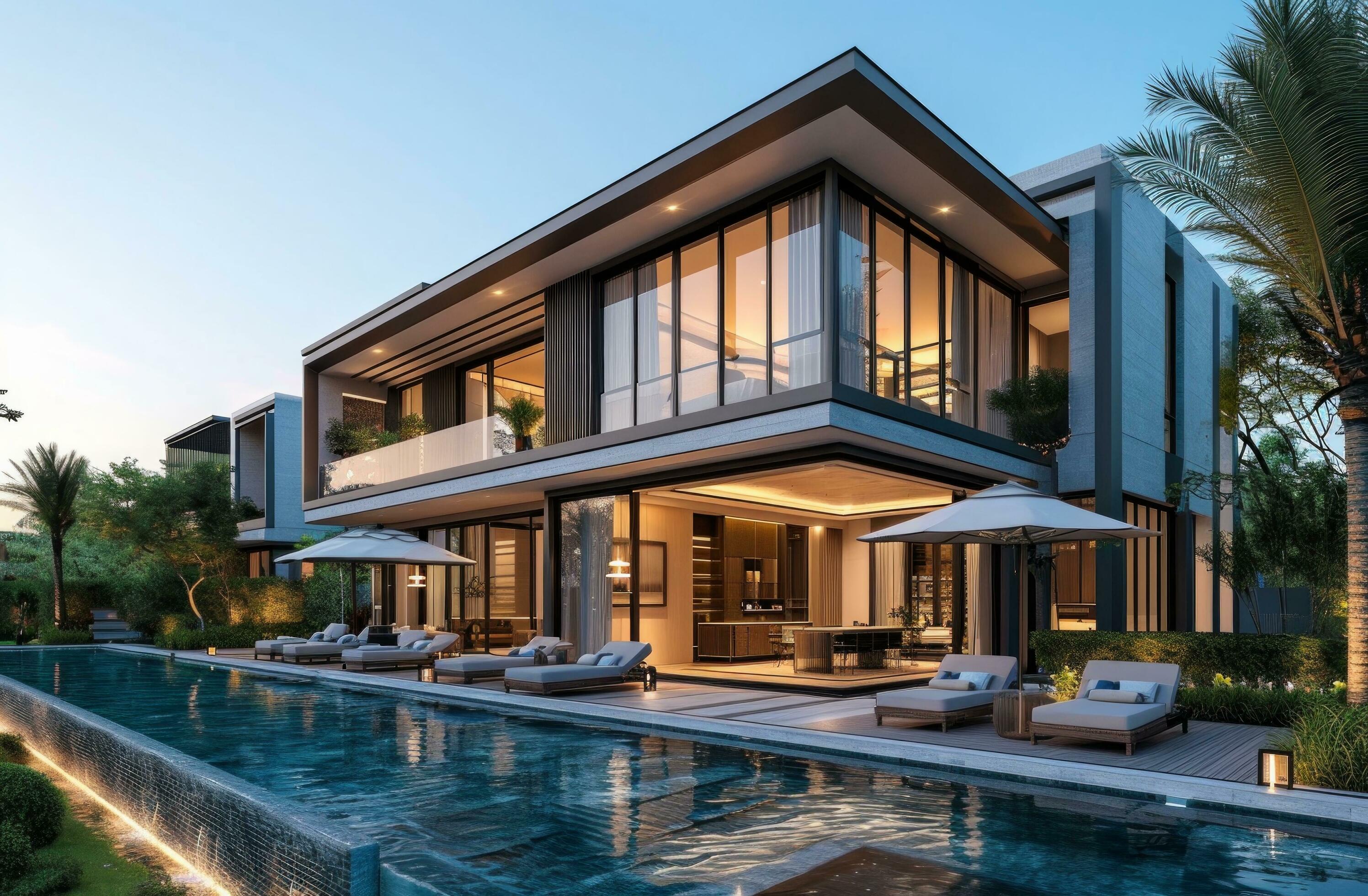 A charming, well-maintained house with lush, structured landscaping, featuring vibrant red and green bushes and a concrete pathway leading to a front porch. The clean lines of the house and the structured garden reflect principles of organized administration and phased development mentioned in the text.