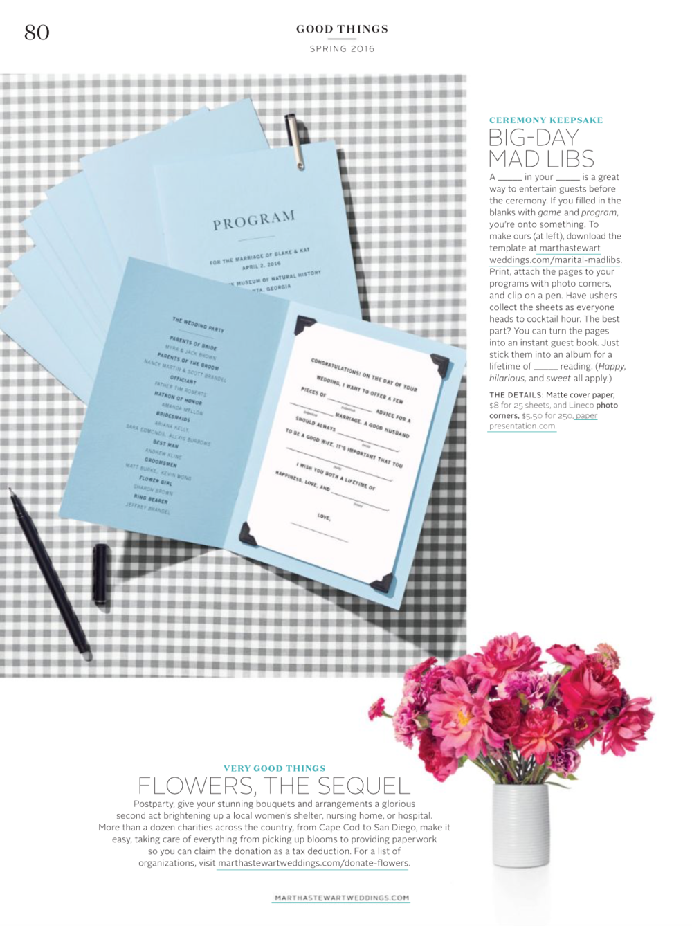 Resort Wedding Magazine Brochure Indexation