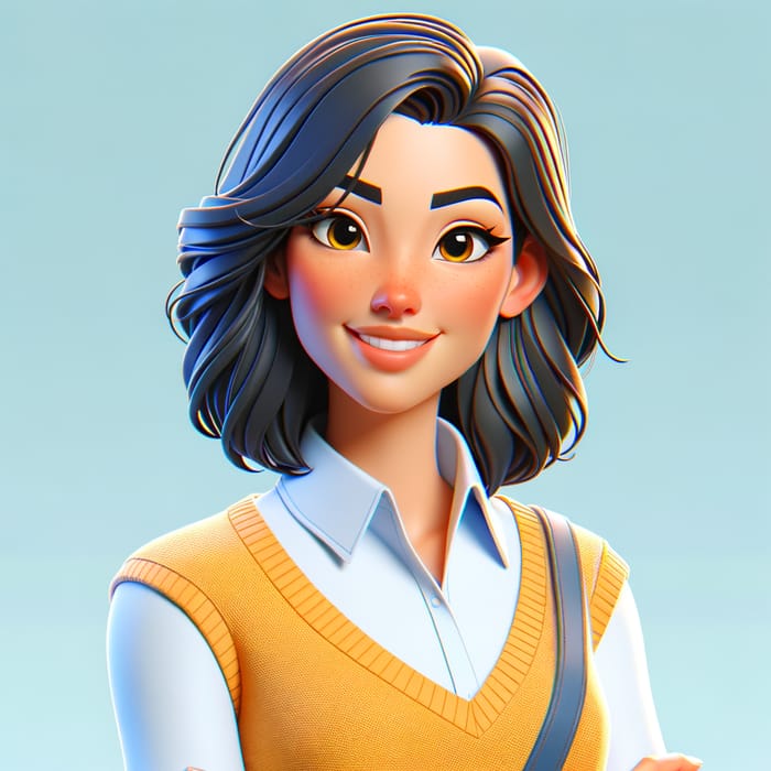 Stylized character render